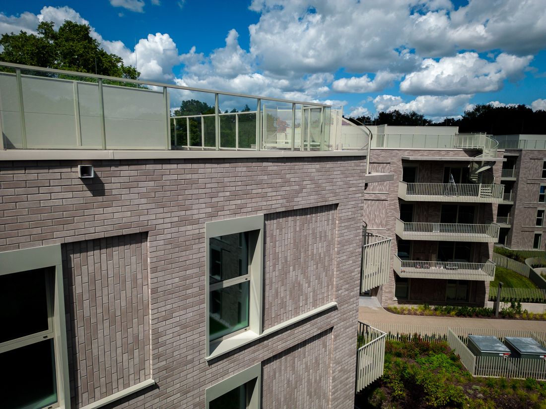 Apartamenty przy Parku Szczytnickim we Wrocławiu. Płytka klinkierowa AARHUS z oferty Röben