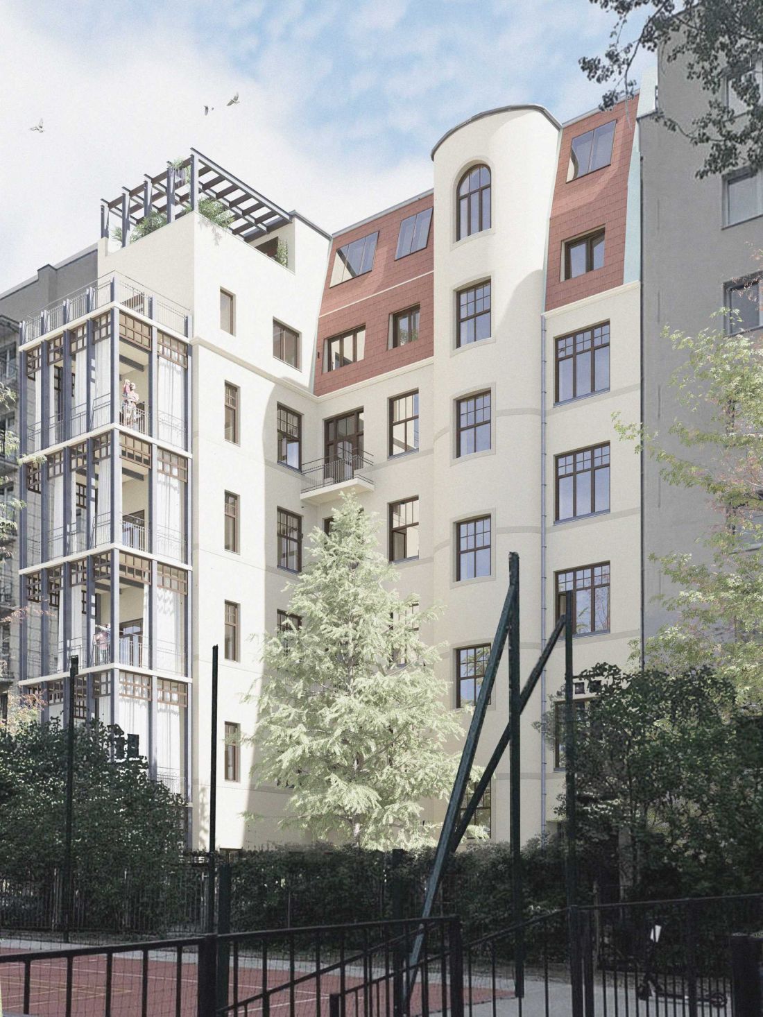 projekt rekonstrukcji warszawskiej kamienicy
