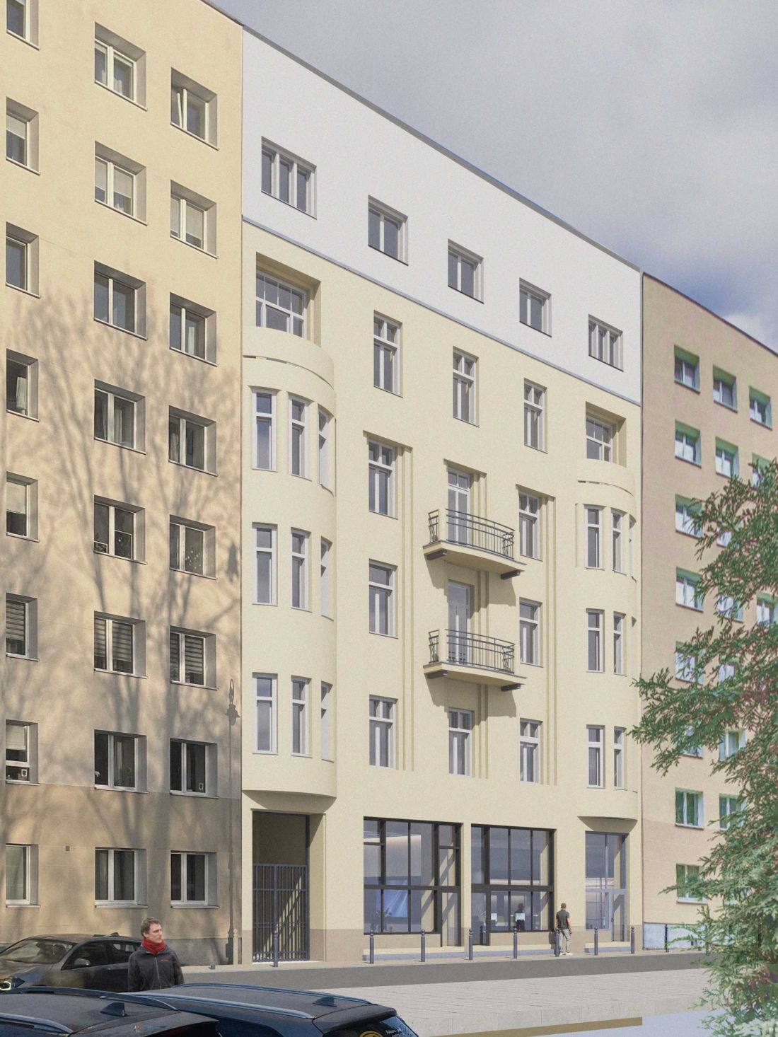 projekt rekonstrukcji warszawskiej kamienicy