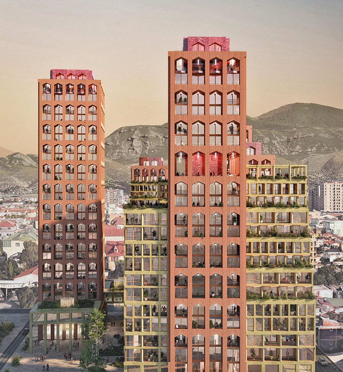 projekt Upper East Tirana, Albania, 2025-2029