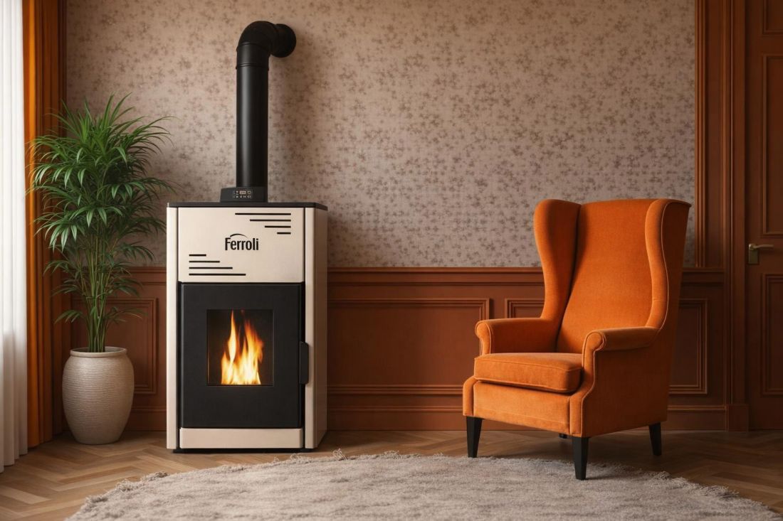 Termokominek Breta Pro nie wymaga pomieszczeń techniczncych