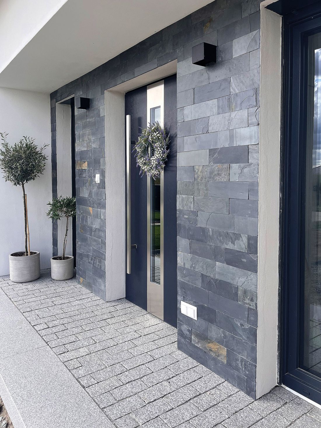 Płytki Łupek Black Slate naturalny