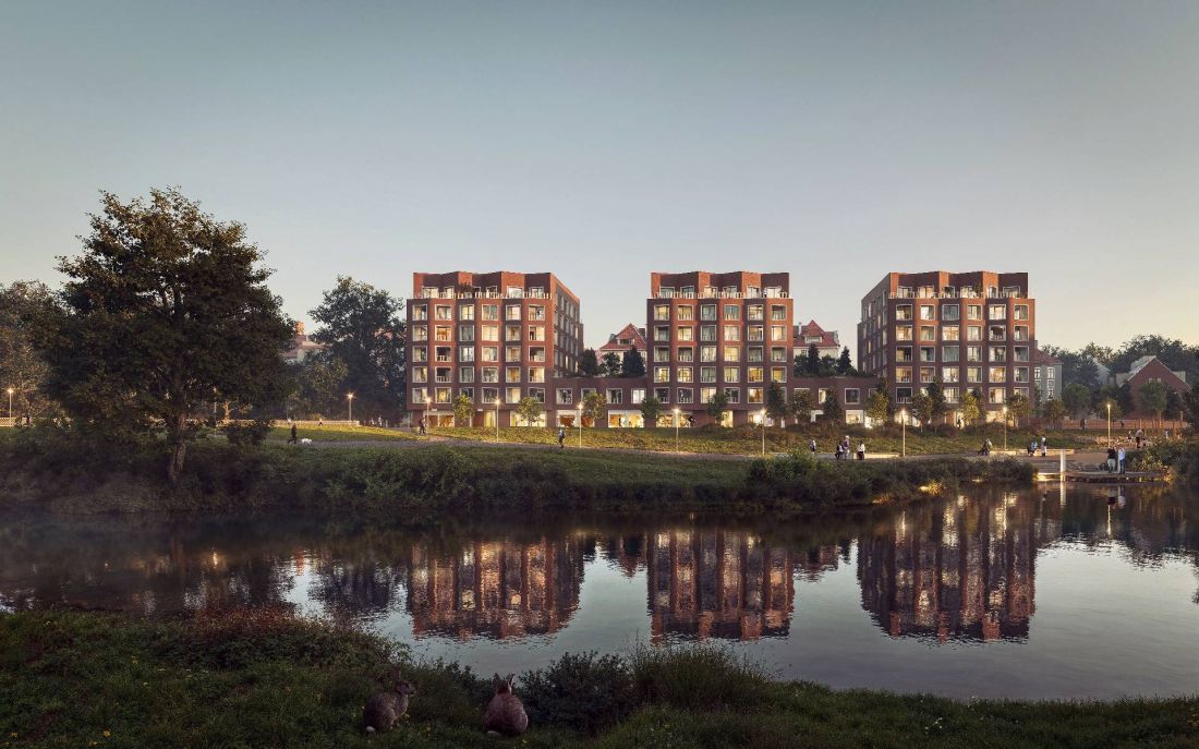 Traugutta nad Oławą, inwestycja we Wrocławiu, proj.: JEMS Architekci