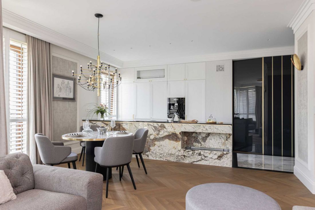 110-metrowy apartament zaprojektowany przez Annę Wilniewczyc