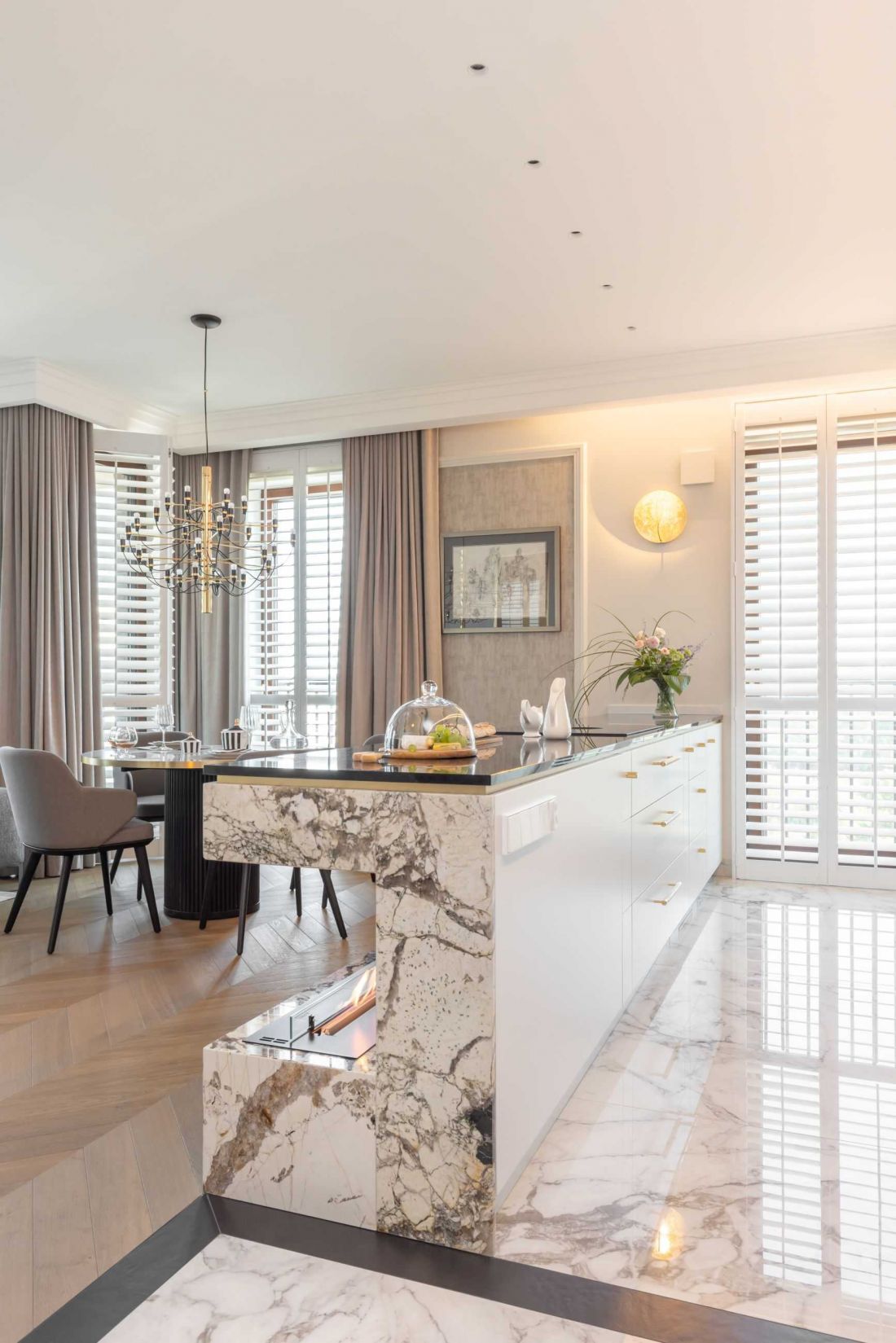 110-metrowy apartament zaprojektowany przez Annę Wilniewczyc