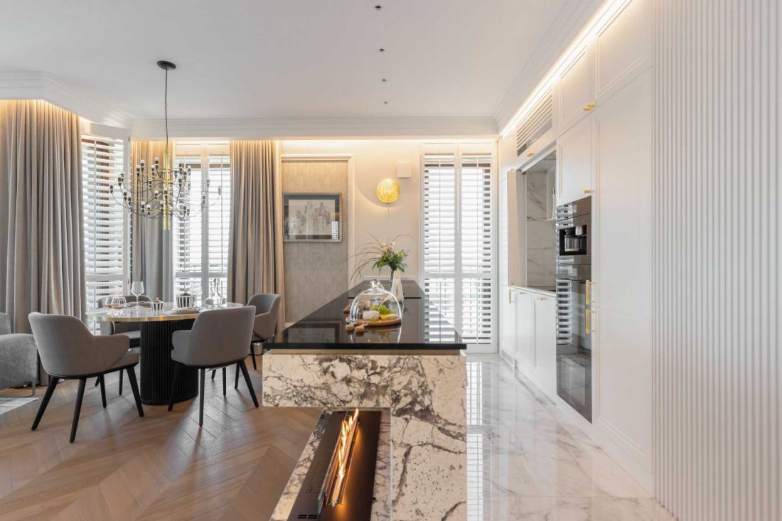 110-metrowy apartament zaprojektowany przez Annę Wilniewczyc