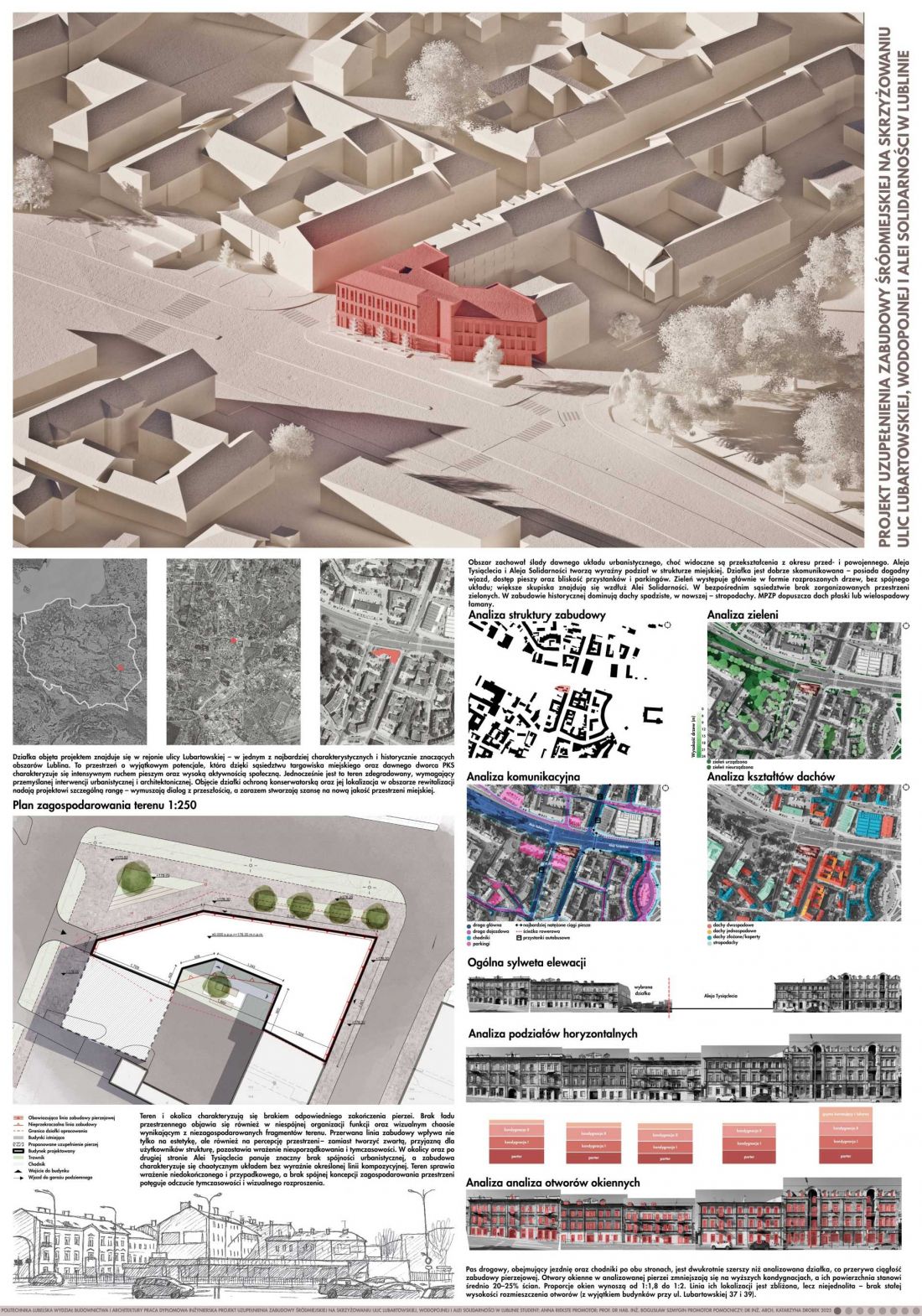 Projekt wielofunkcyjnego centrum biurowego dedykowanego branży kreatywnej