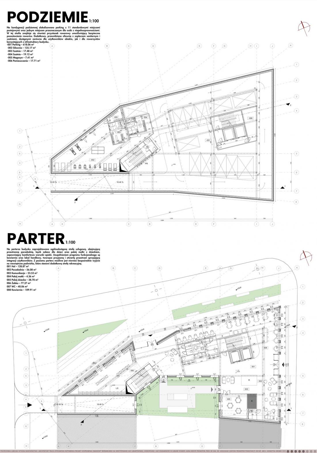 Projekt wielofunkcyjnego centrum biurowego dedykowanego branży kreatywnej