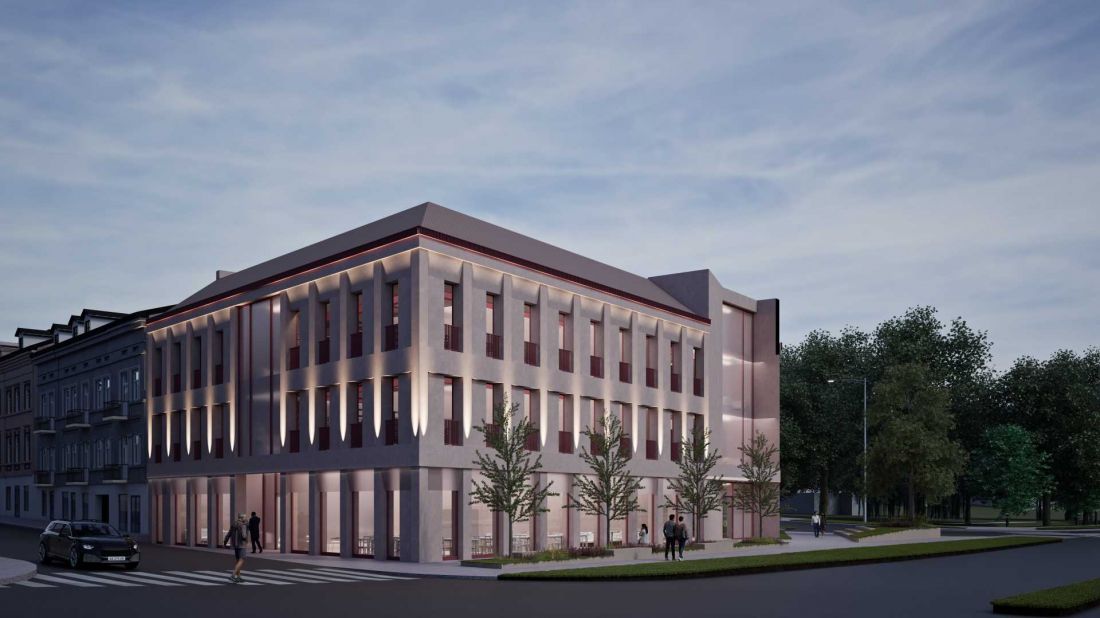 Projekt wielofunkcyjnego centrum biurowego dedykowanego branży kreatywnej