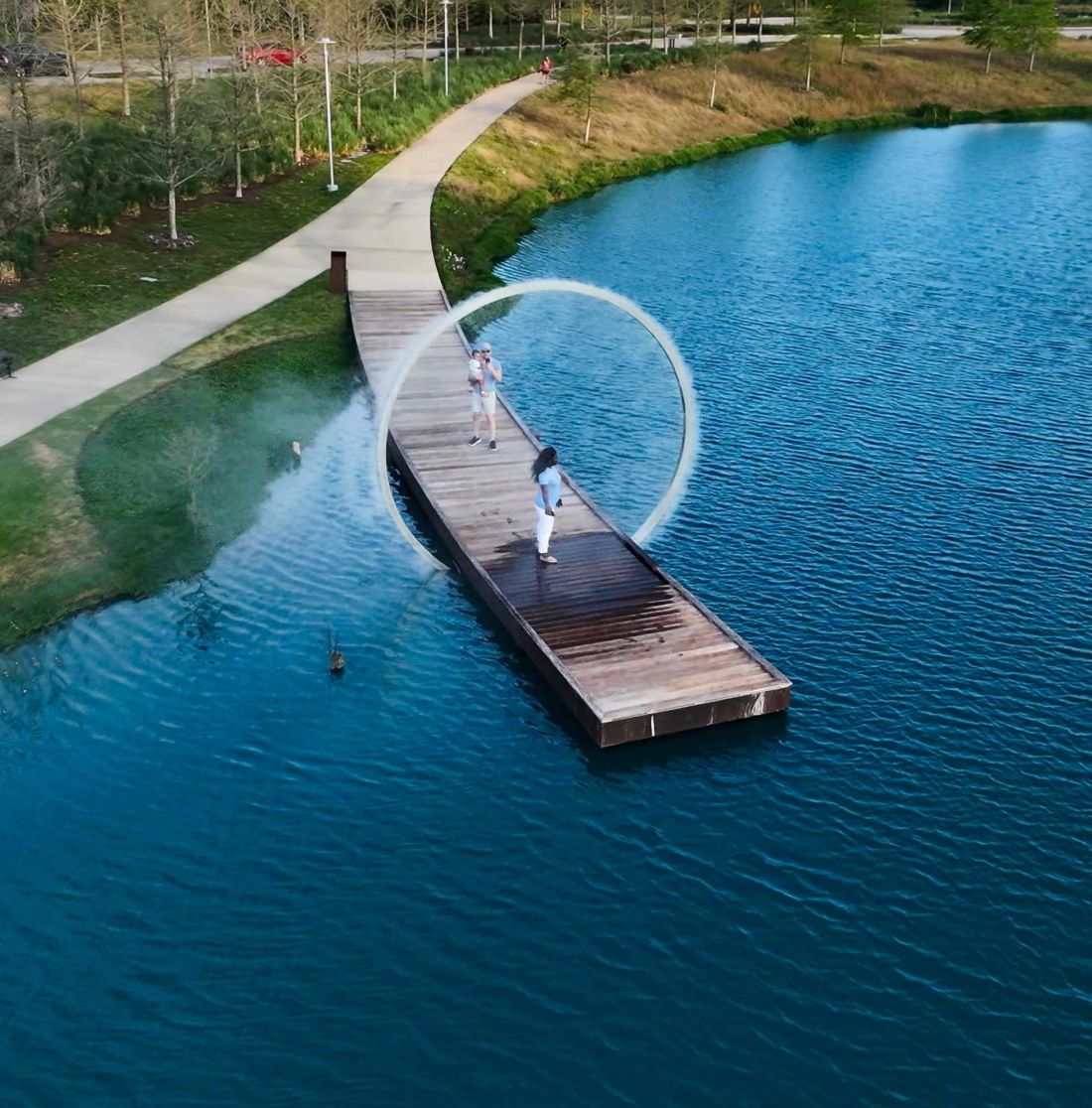 Instalacja „Arc ZERO: Duo” w Houston
