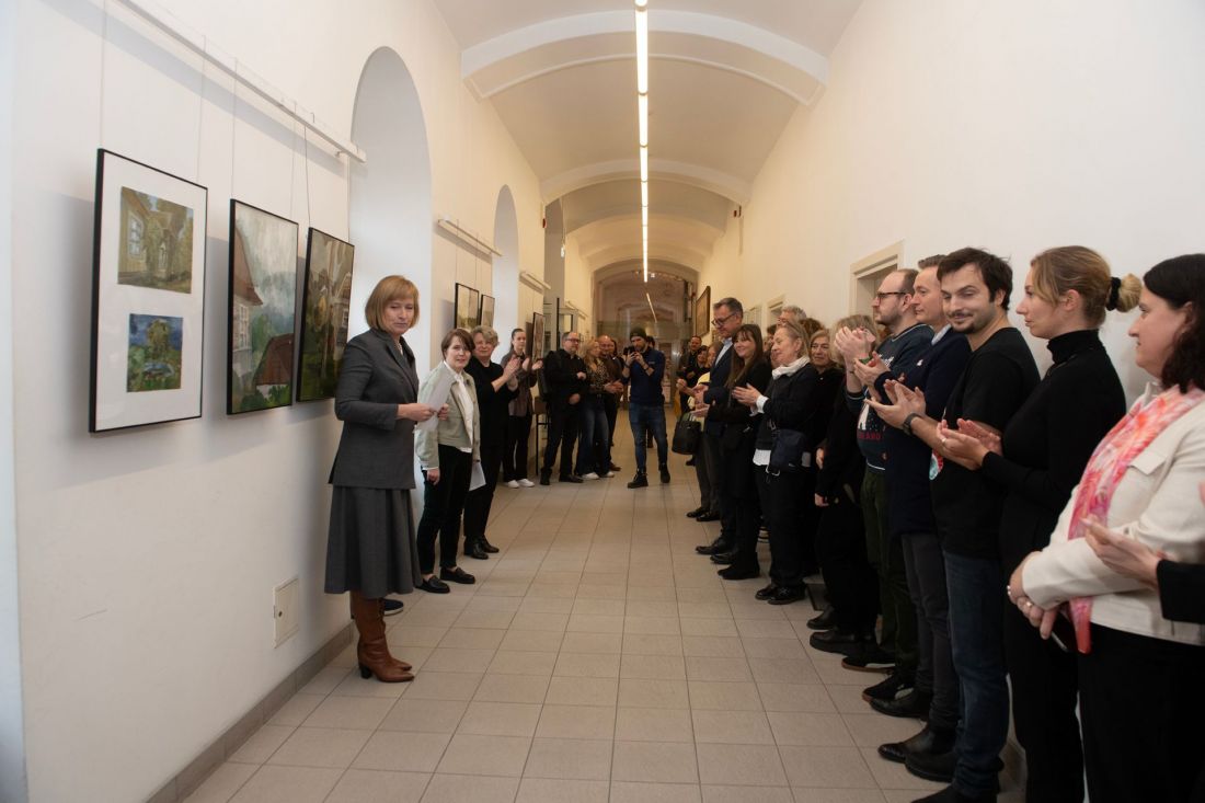 wernisaż wystawy „Wiktor Zin - »Architekt piękna«, Profesor, który »nigdy nie rozstawał się ze swoim szkicownikiem«”