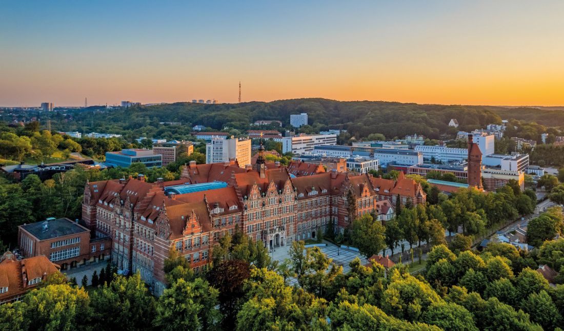 Wydział Architektury Politechniki Gdańskiej mieści się w Gmachu Głównym