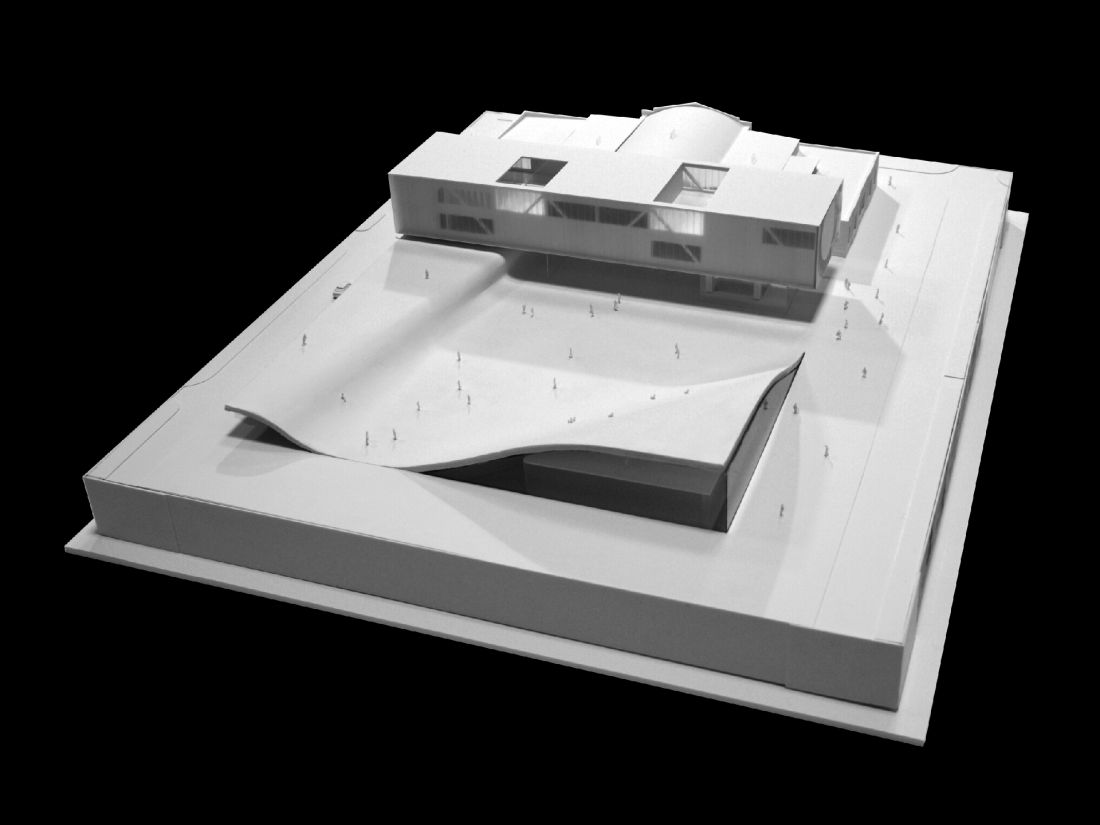 Nowy Teatr, Warszawa, projekt konkursowy (I nagroda): 2009