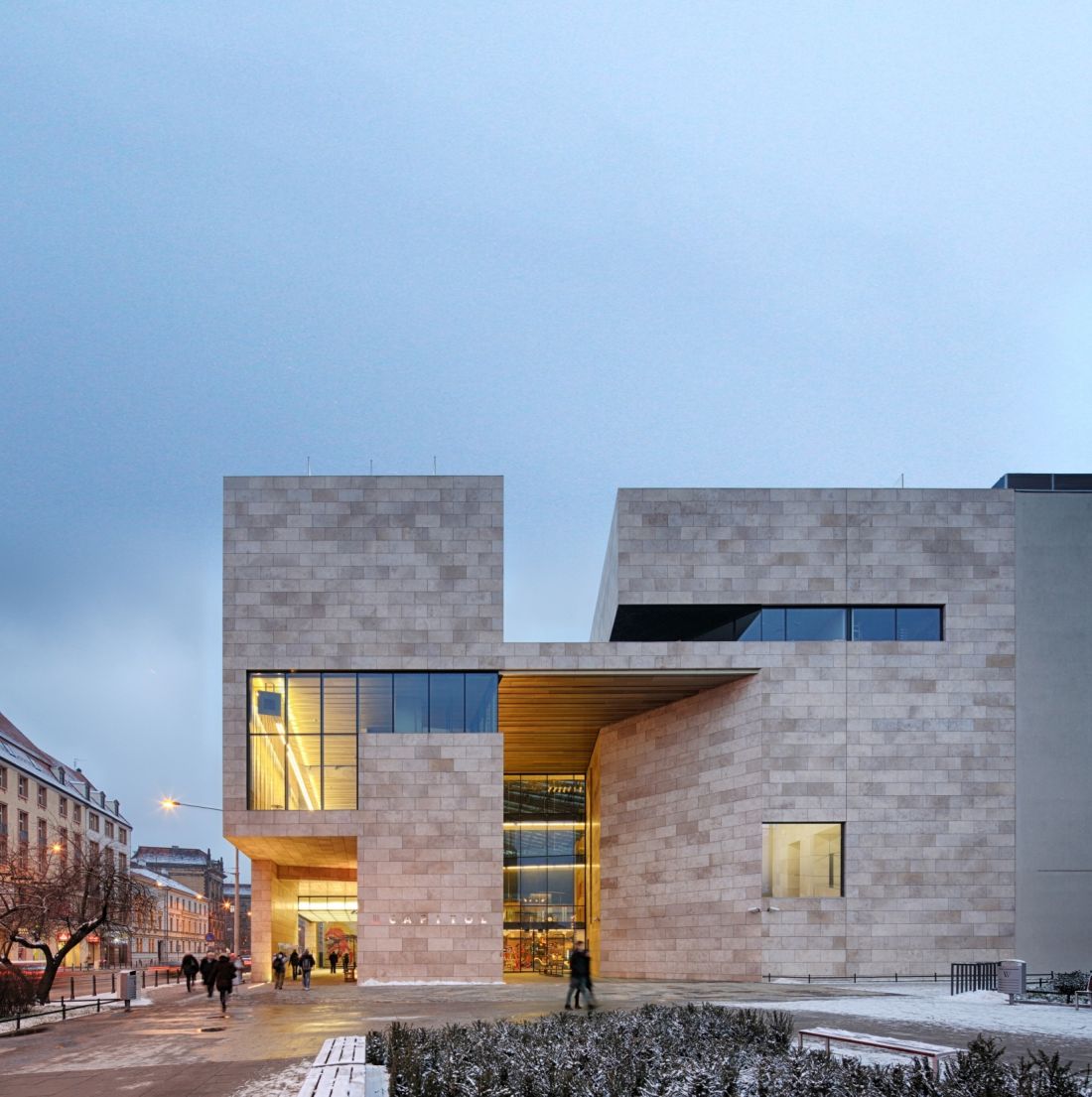 Teatr Muzyczny Capitol, Wrocław, projekt konkursowy (I nagroda): 2005