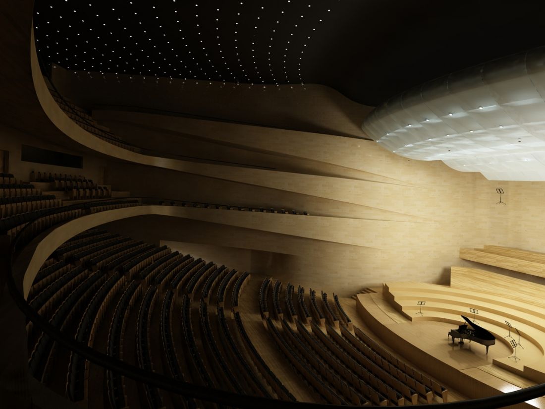 Centrum Kongresowe, Kraków, projekt konkursowy (III nagroda): 2007