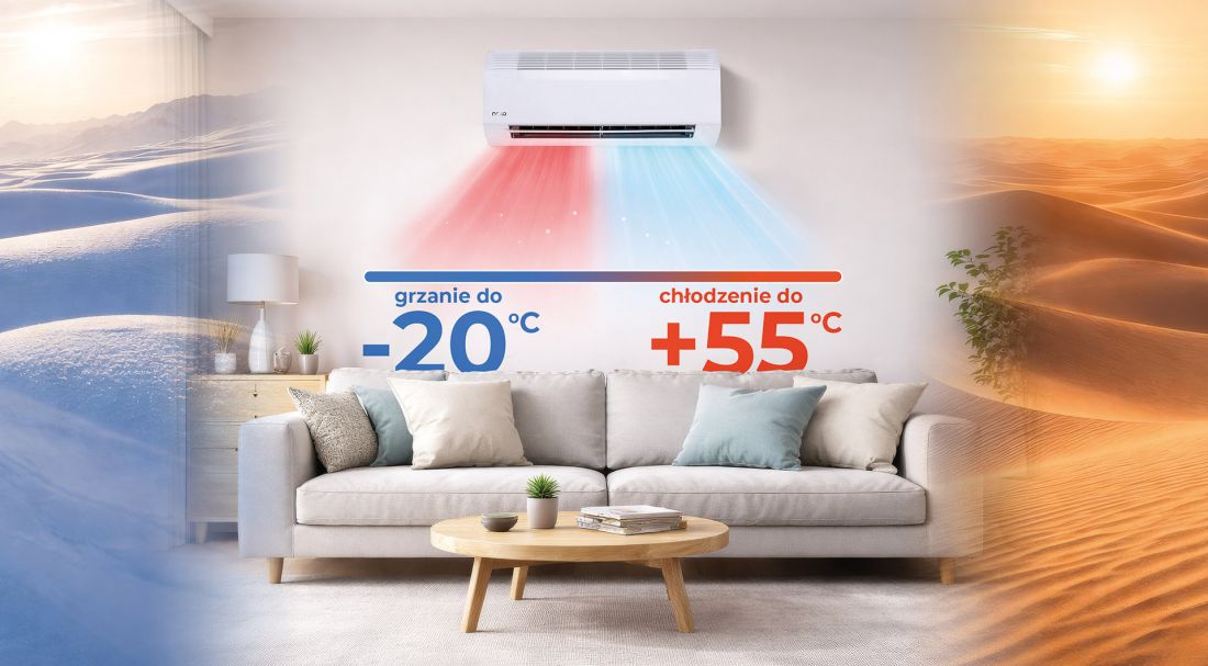 Szeroki zakres temperatur pracy