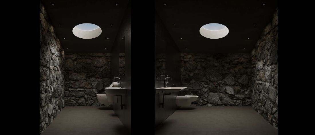 Projekt toalety publicznej przy Gropius House