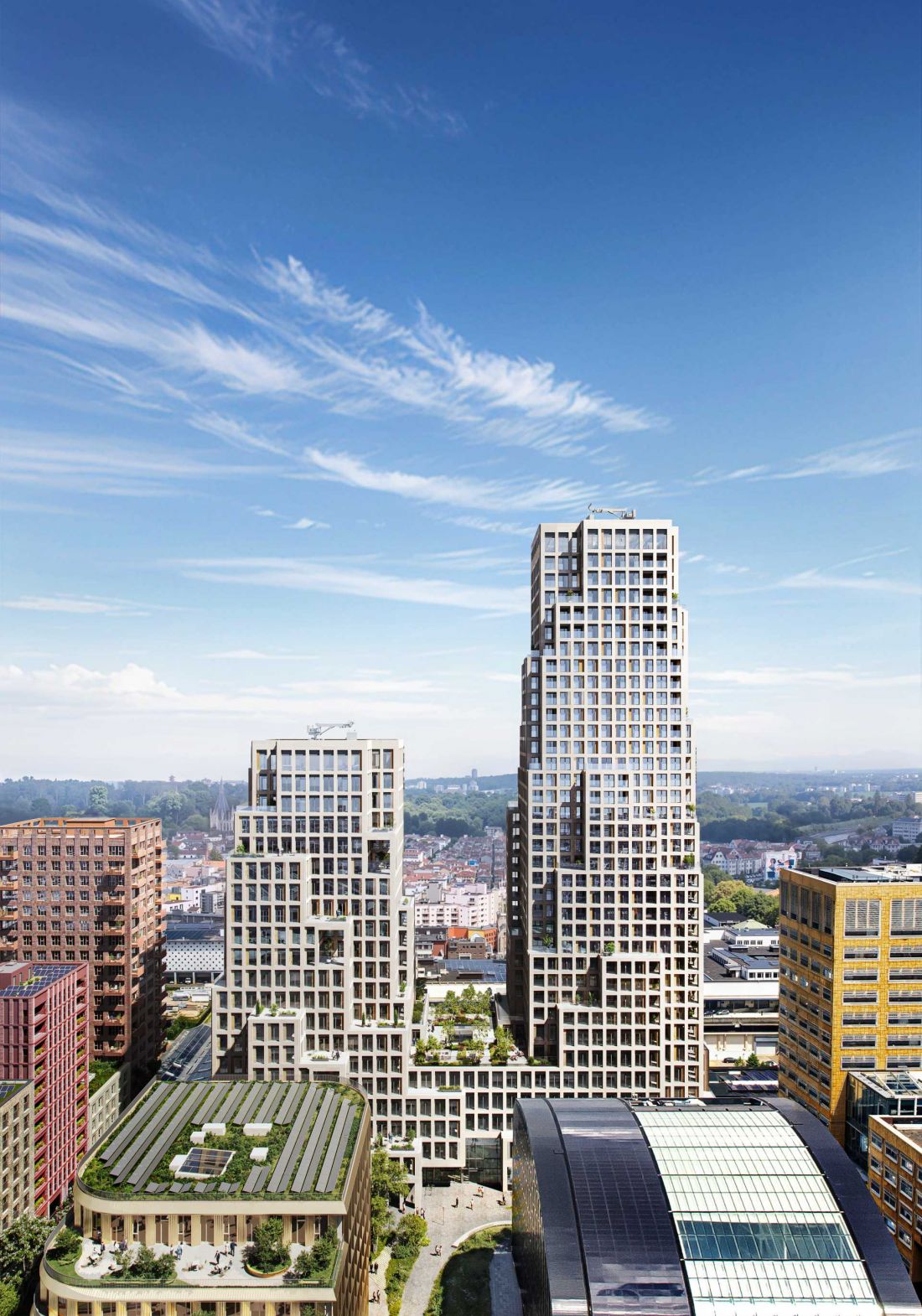 Tour & Taxis Towers w Brukseli