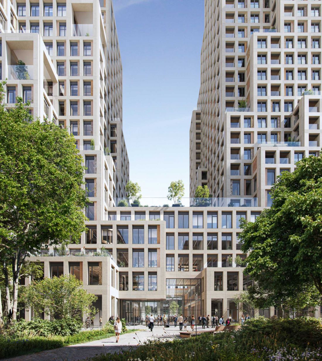Tour & Taxis Towers w Brukseli