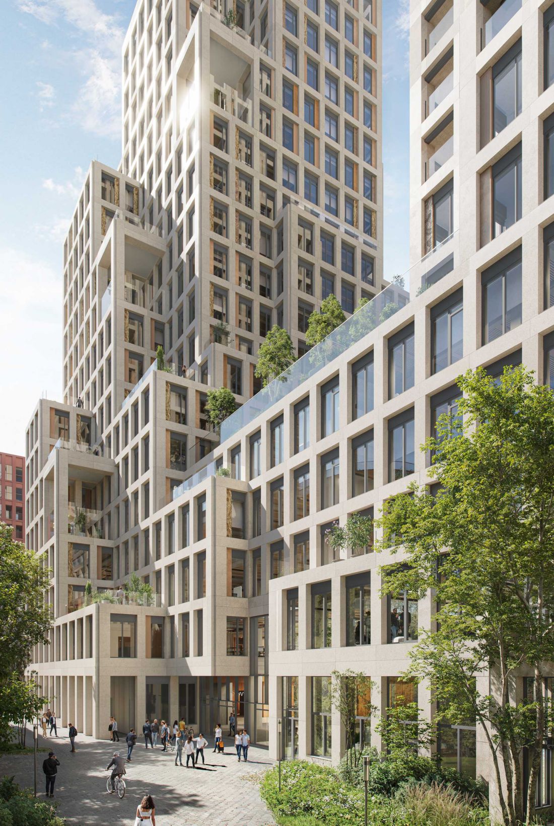 Tour & Taxis Towers w Brukseli