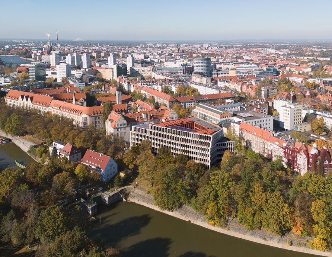 Projekt budynku Centrum Technologii Medycznych Health Tech Synergy Hub Politechniki Wrocławskiej