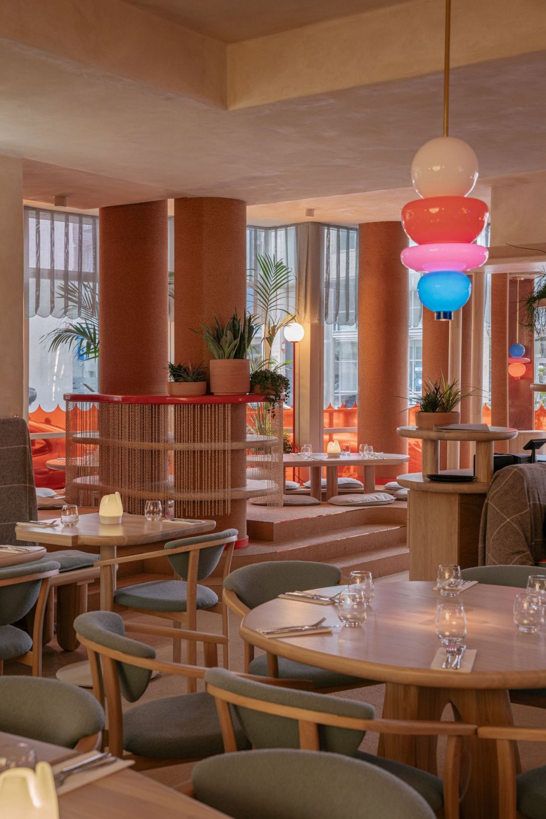 Wnętrza restauracji Manna 2 w Warszawie