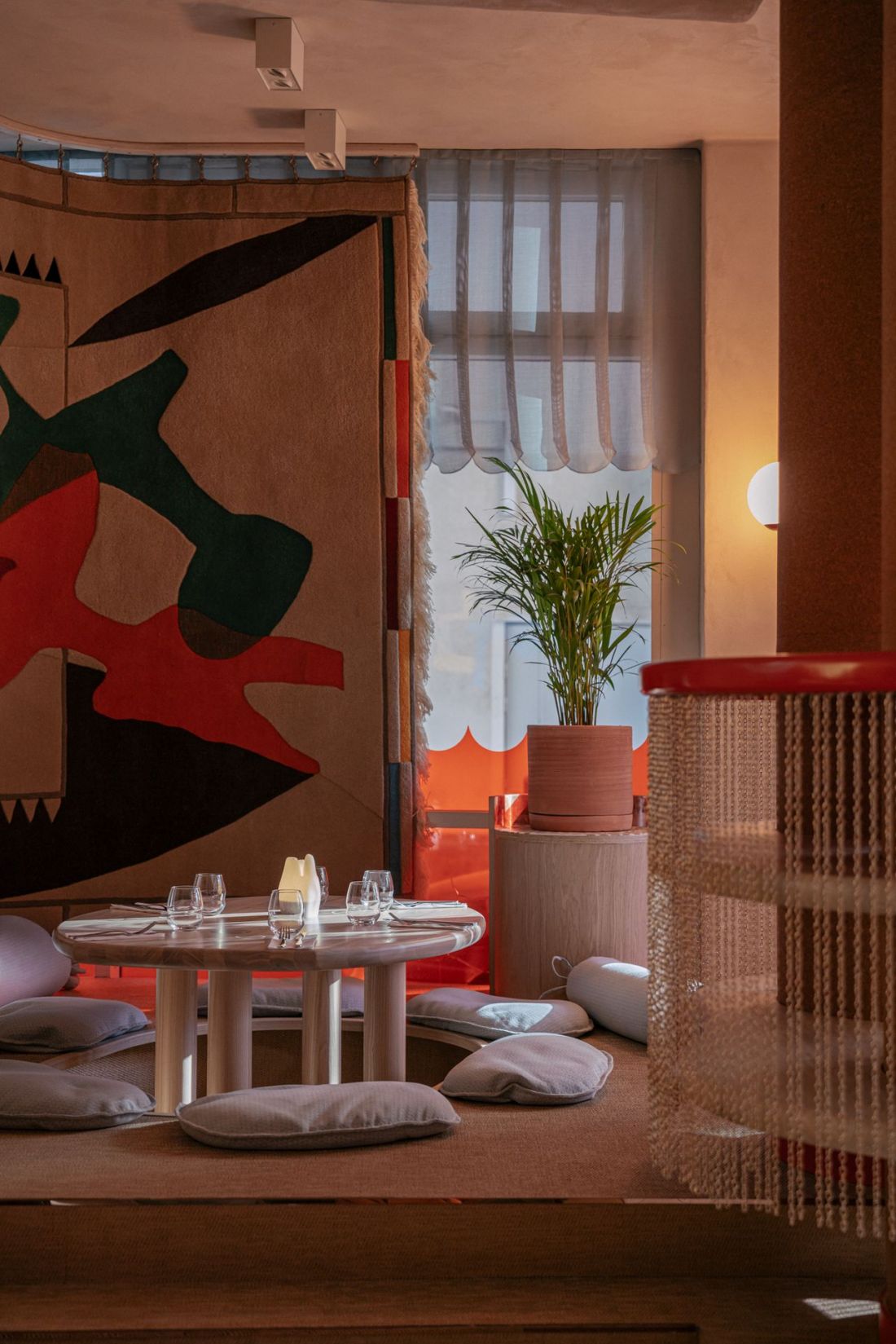 Wnętrza restauracji Manna 2 w Warszawie