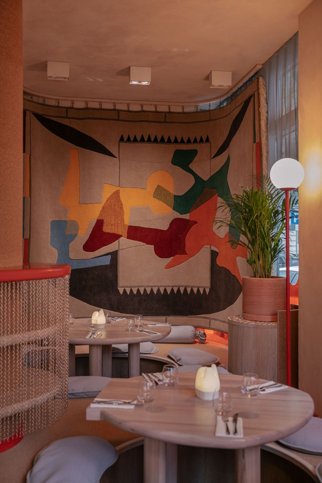 Wnętrza restauracji Manna 2 w Warszawie