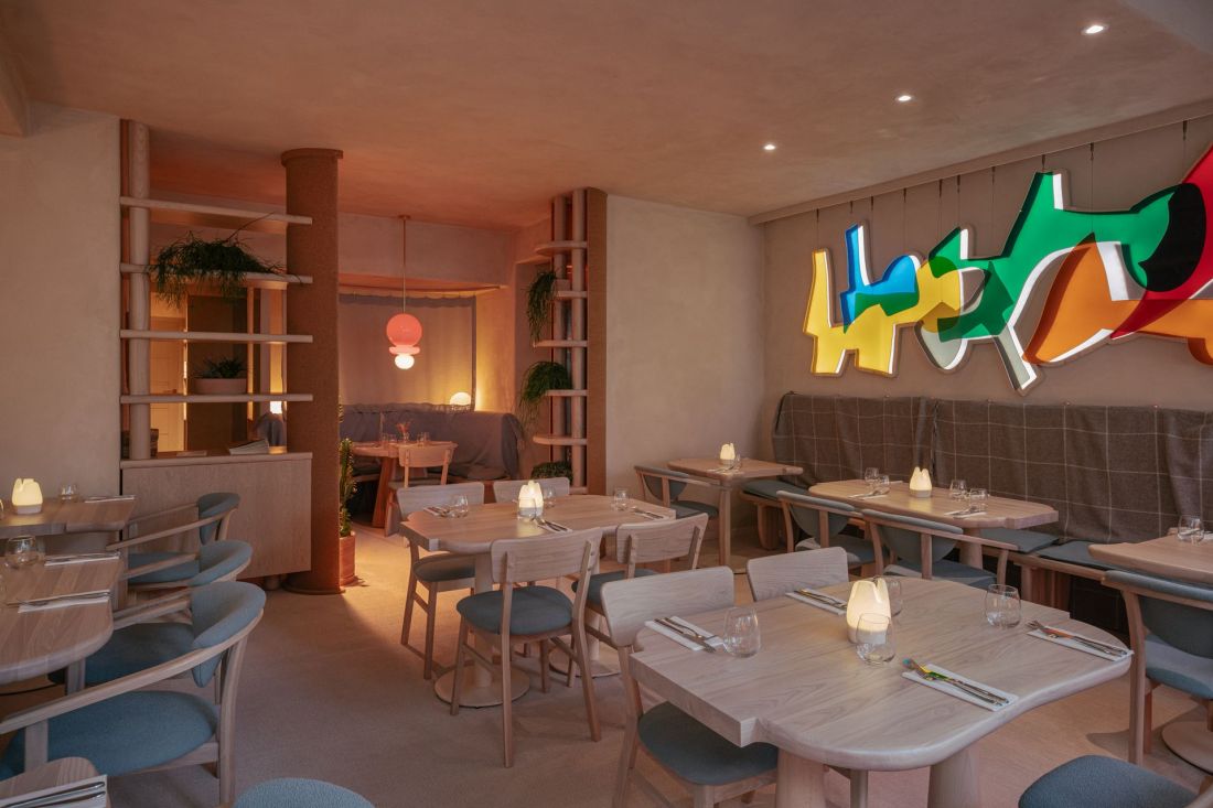 Wnętrza restauracji Manna 2 w Warszawie