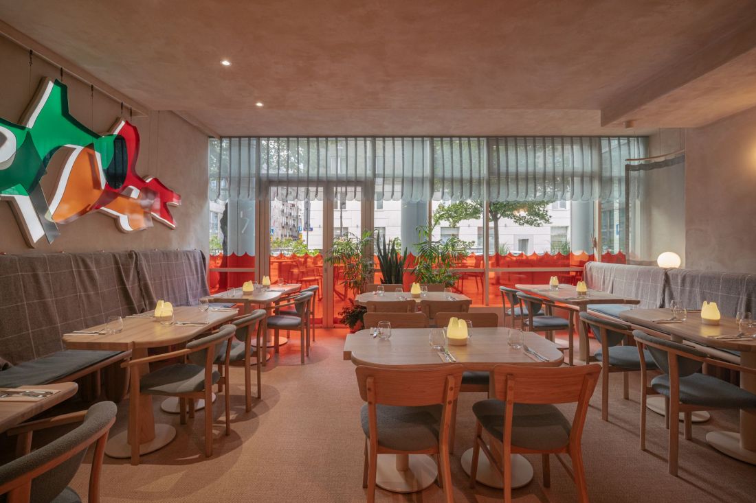 Wnętrza restauracji Manna 2 w Warszawie