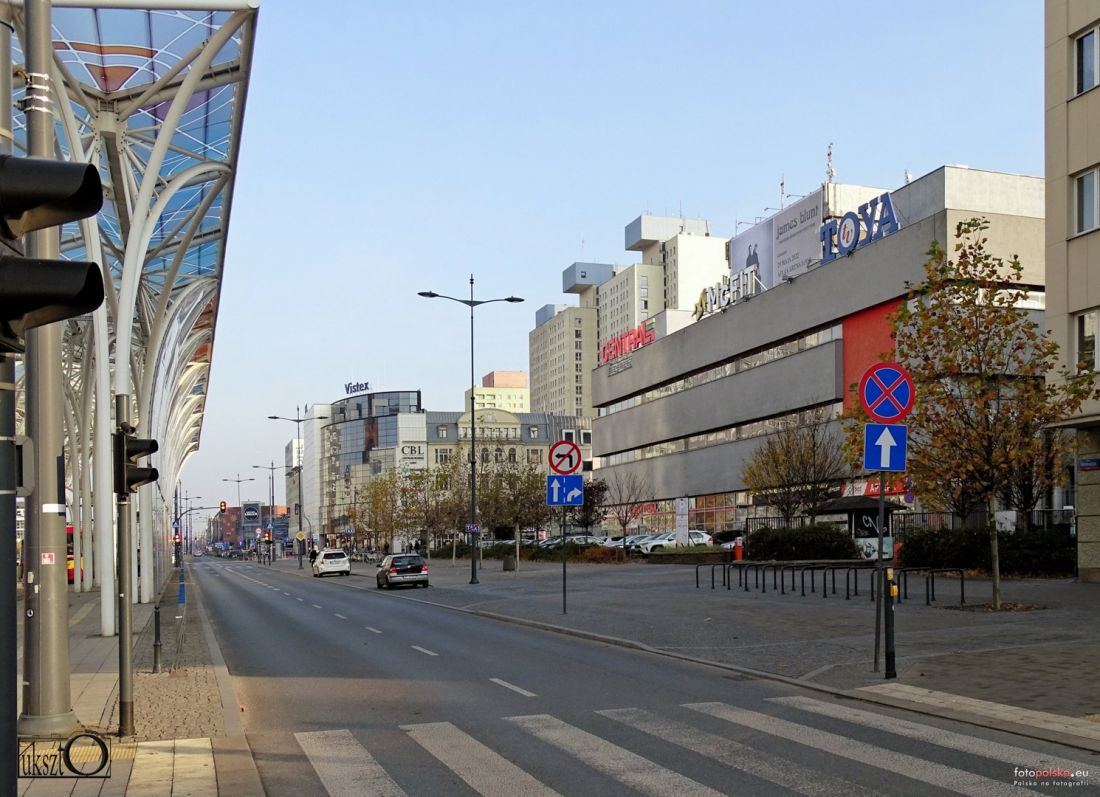 widok z przystanku 