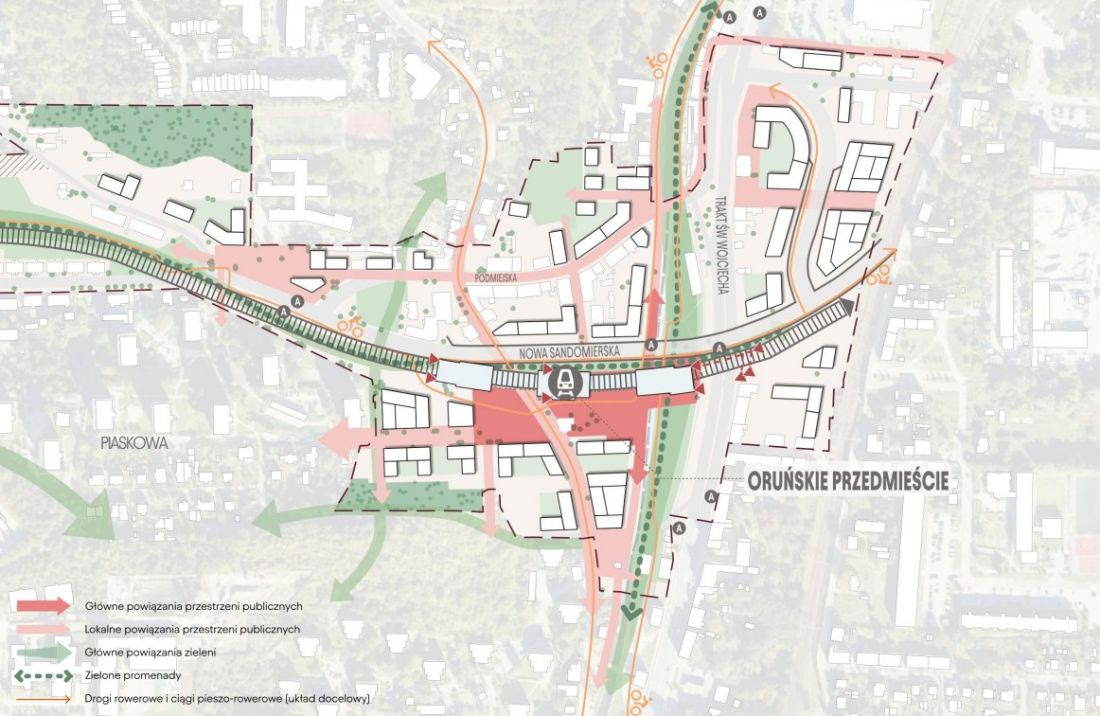 Przystanek Gdańsk Oruńskie Przedmieście. Wstępna koncepcja urbanistyczna
