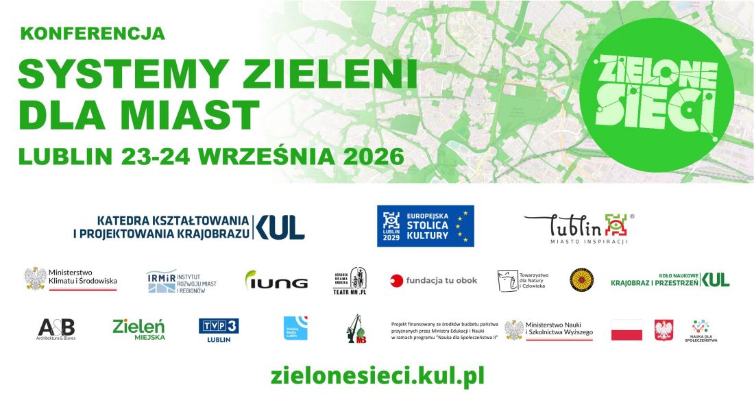 konferencja „Zielone Sieci — Systemy Zieleni dla Miast”