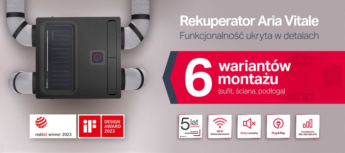 6 wariantów montażu