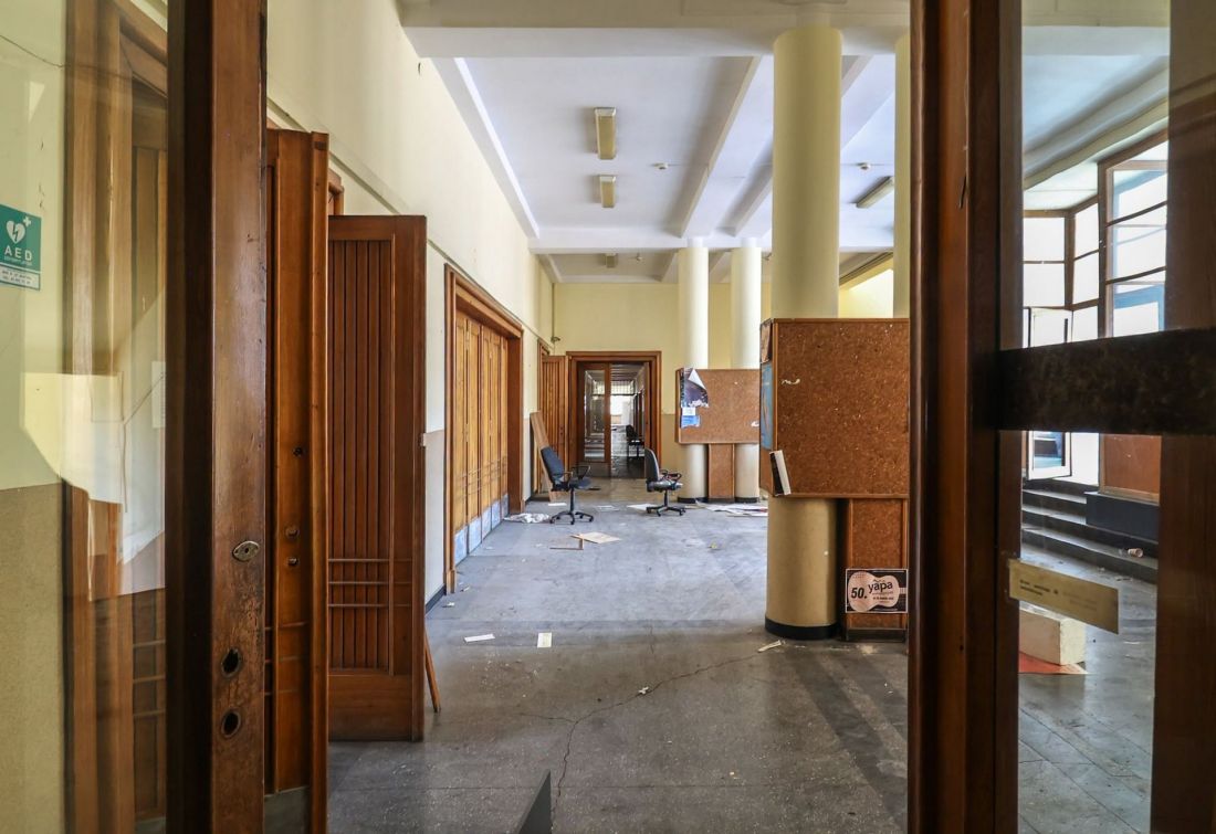 Wnętrza gmachu Wydziału Chemicznego Politechniki Łódzkiej