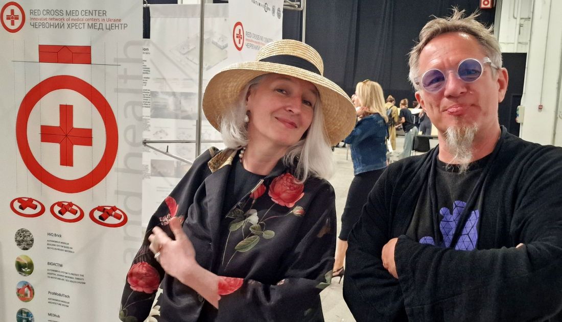 Katarzyna Urbańska i Aleksander Janicki na wystawie