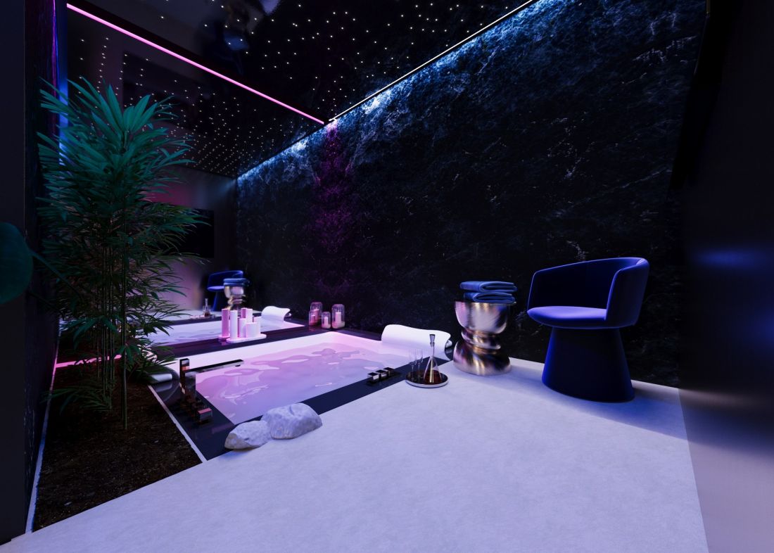 strefa jacuzzi w pokoju hotelowym premium