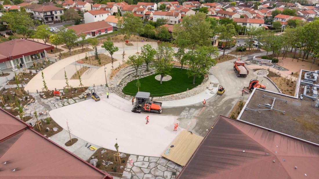 Travaux de reconditionnement - Place Joseph Moron, Riom