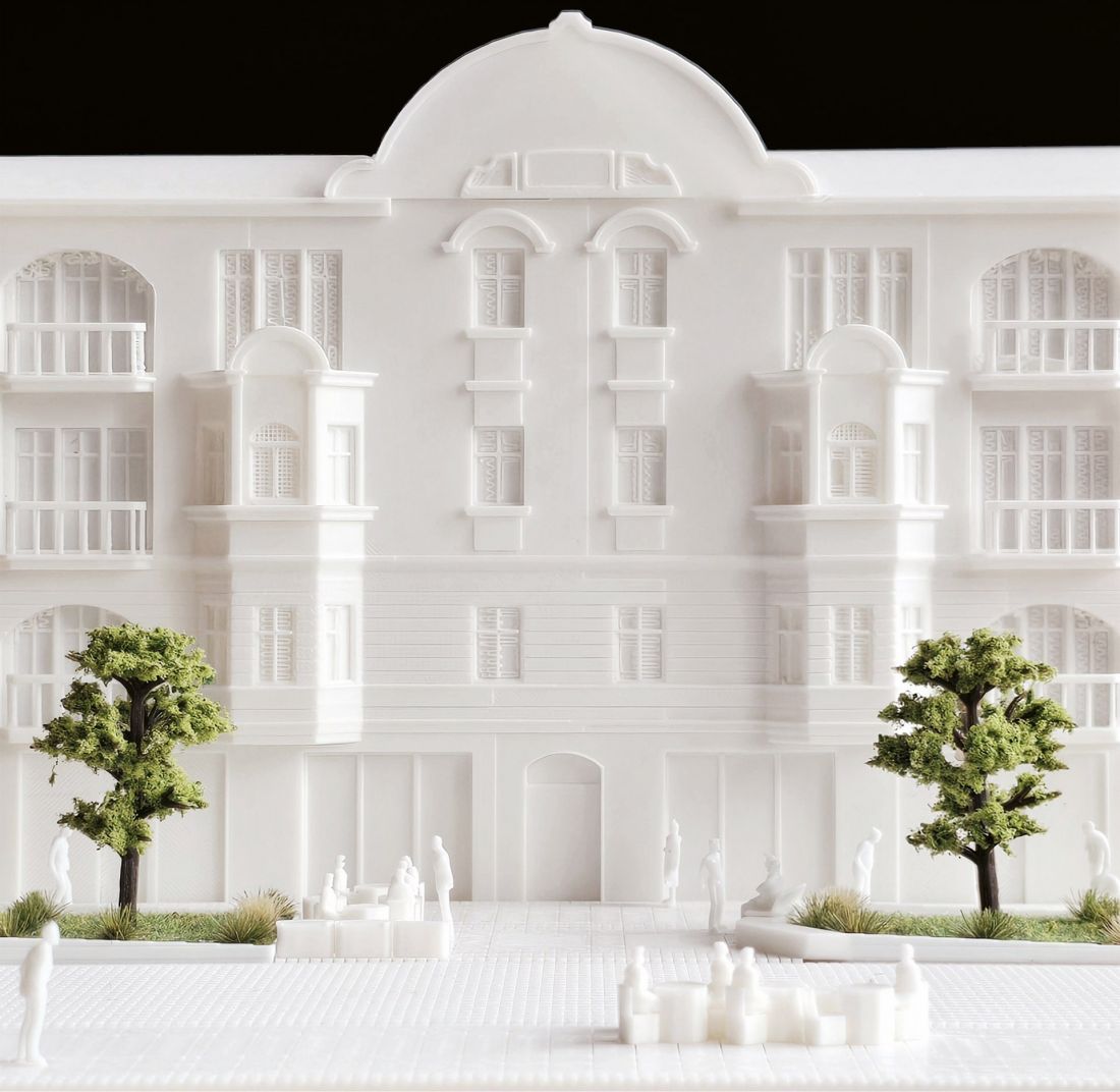 wydruk 3D koncepcji przebudowy ulicy Zwycięstwa w Gliwicach