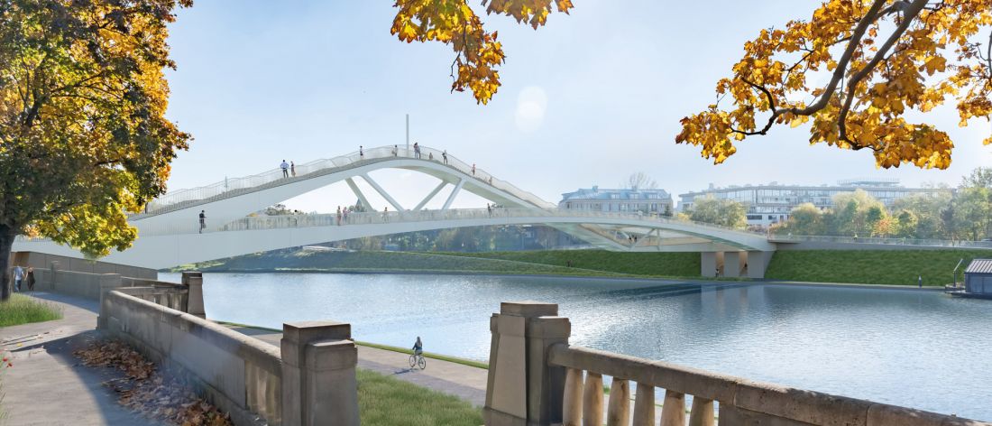 Kładka Kazimierz Ludwinów proj.: Biuro Projektów Lewicki Łatak