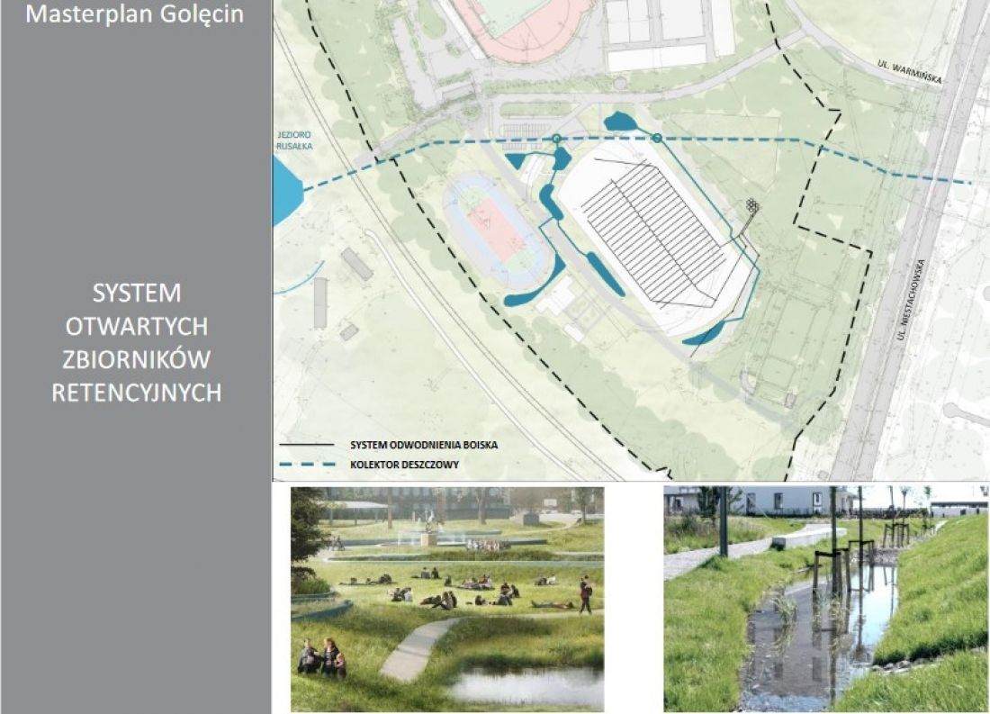 tereny sportowe na Golęcinie w Poznaniu - „ masterplan=