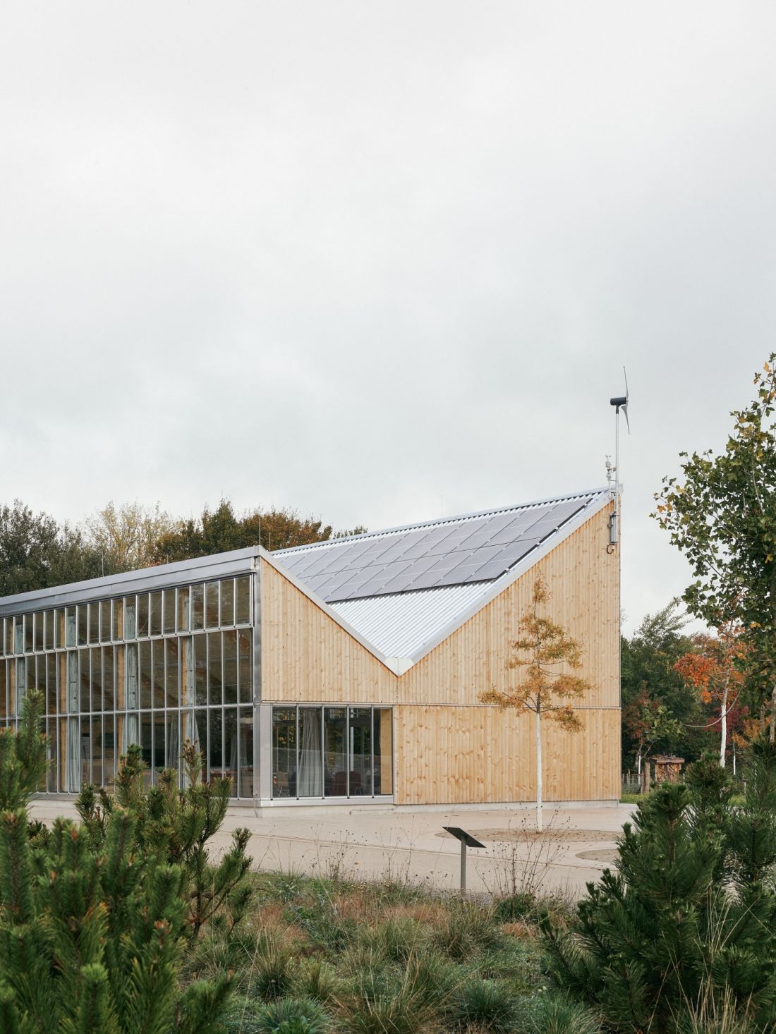 Klimapavillon w Schwerte projektu New Architekten i Jutta Albus Architektur