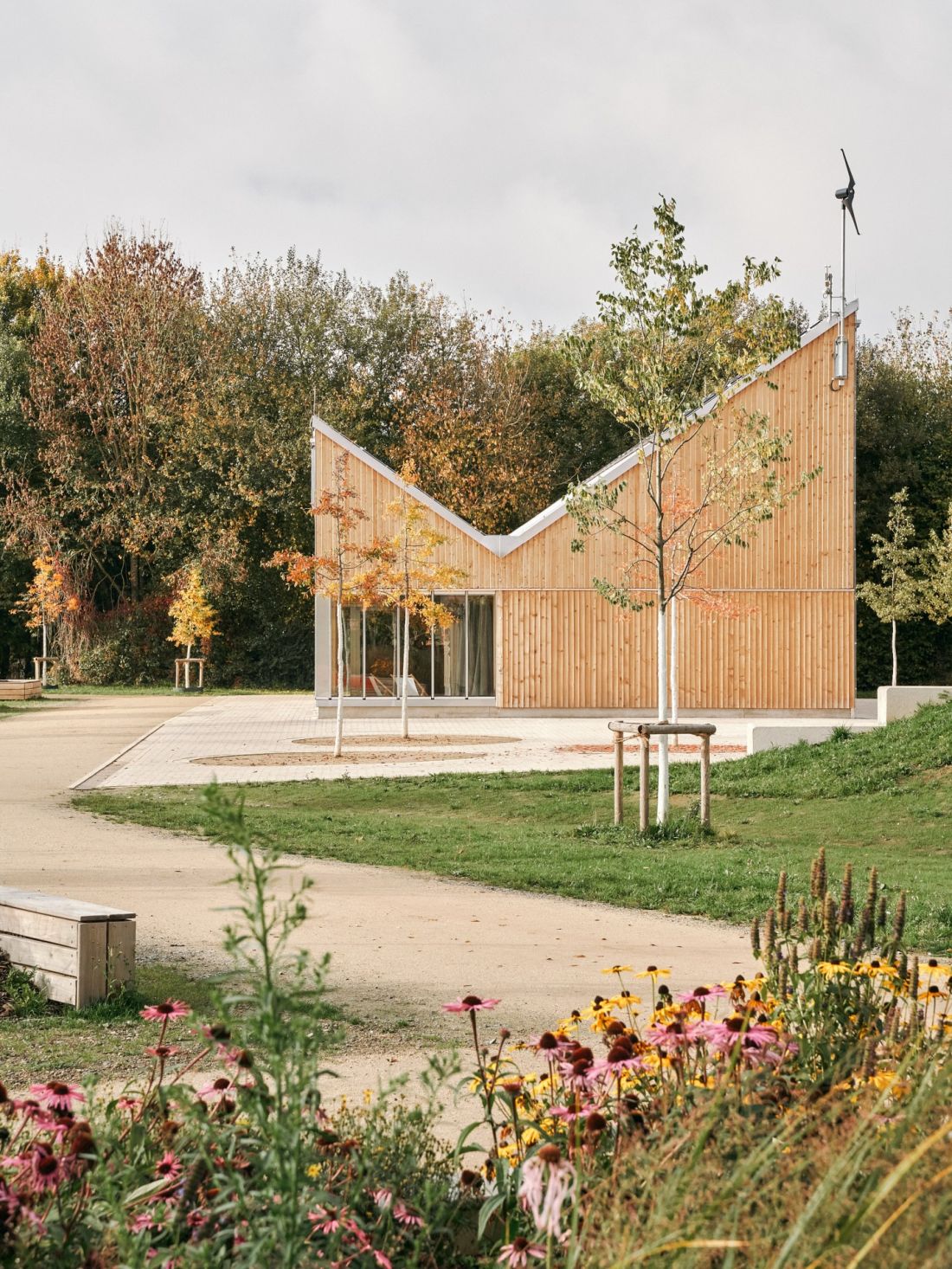 Klimapavillon w Schwerte projektu New Architekten i Jutta Albus Architektur