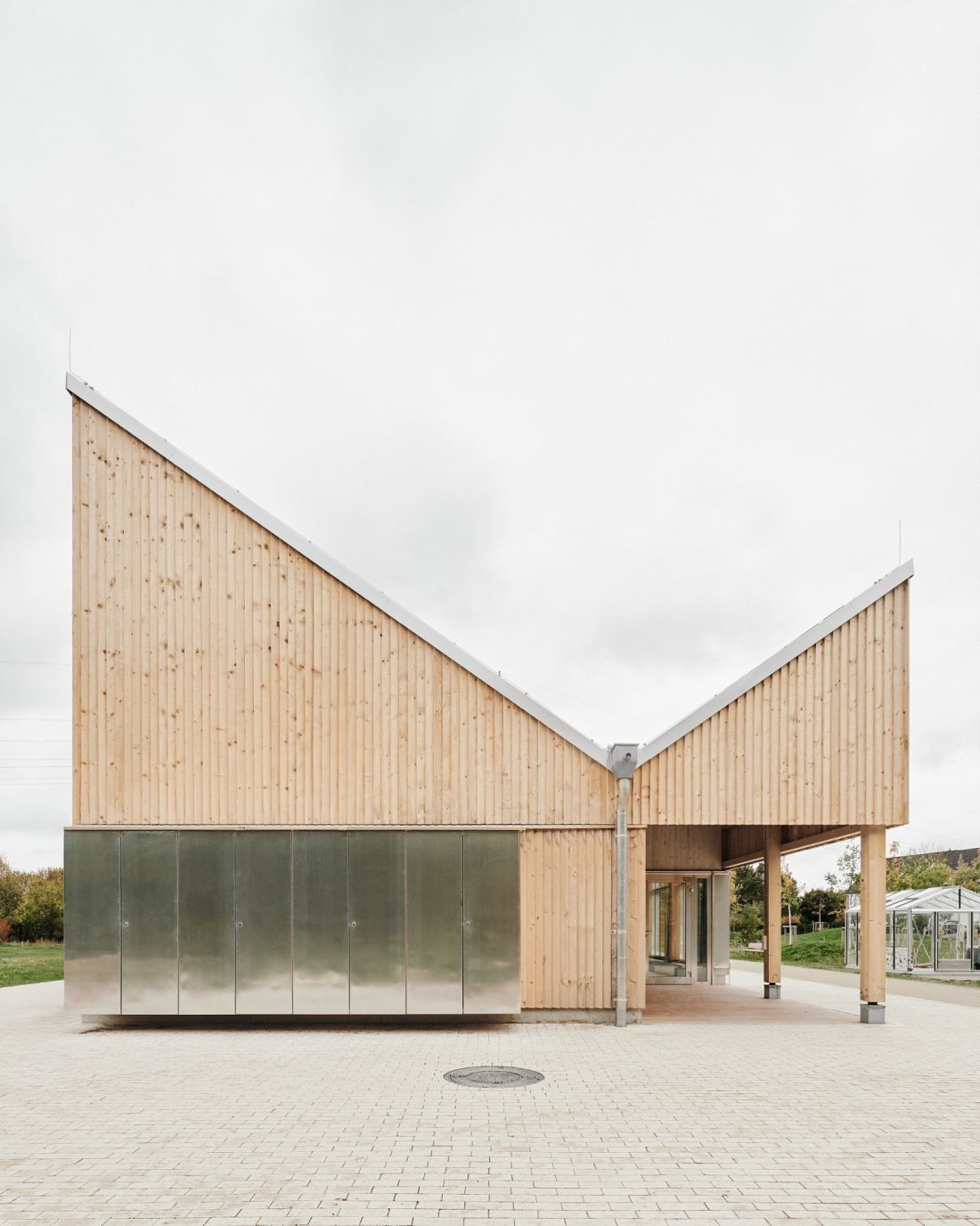Klimapavillon w Schwerte projektu New Architekten i Jutta Albus Architektur