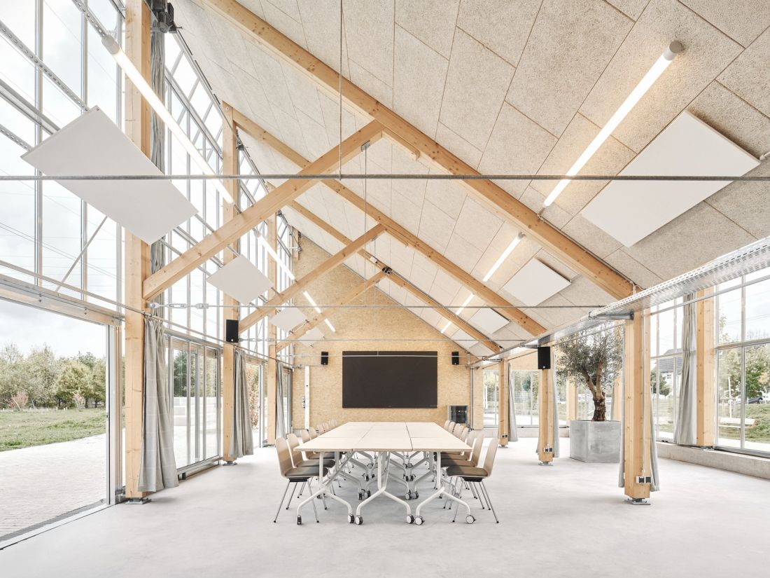 Klimapavillon w Schwerte projektu New Architekten i Jutta Albus Architektur
