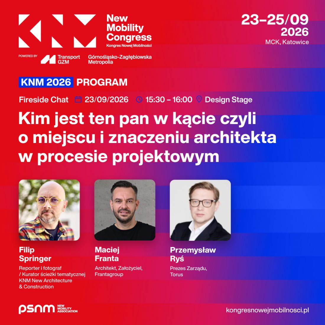 Kongres Nowej Mobilności odbędzie się w Międzynarodowym Centrum Kongresowym w Katowicach w dniach 23-25 września 2026