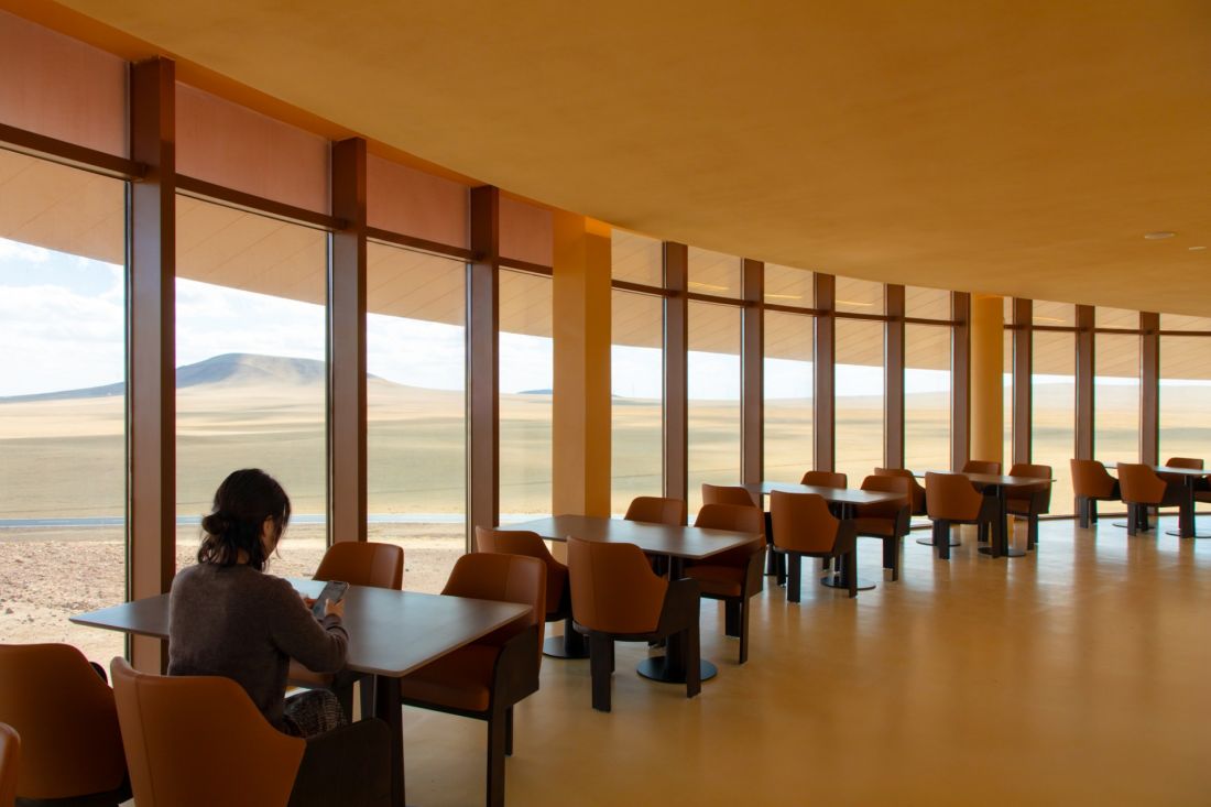 Volcano-In Visitor Center w Xilinhot w Mongolii Wewnętrznej projektu PLAT ASIA