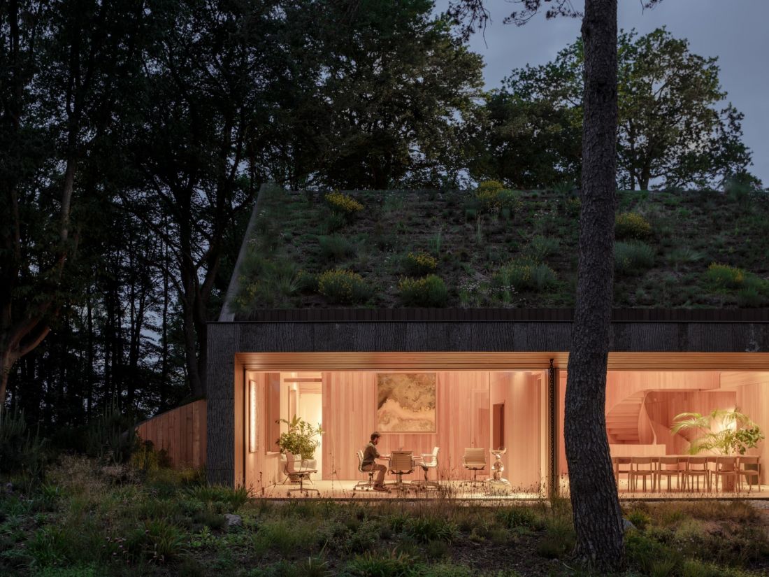 Office by Nature w Blaricum projektu Studio Massimo