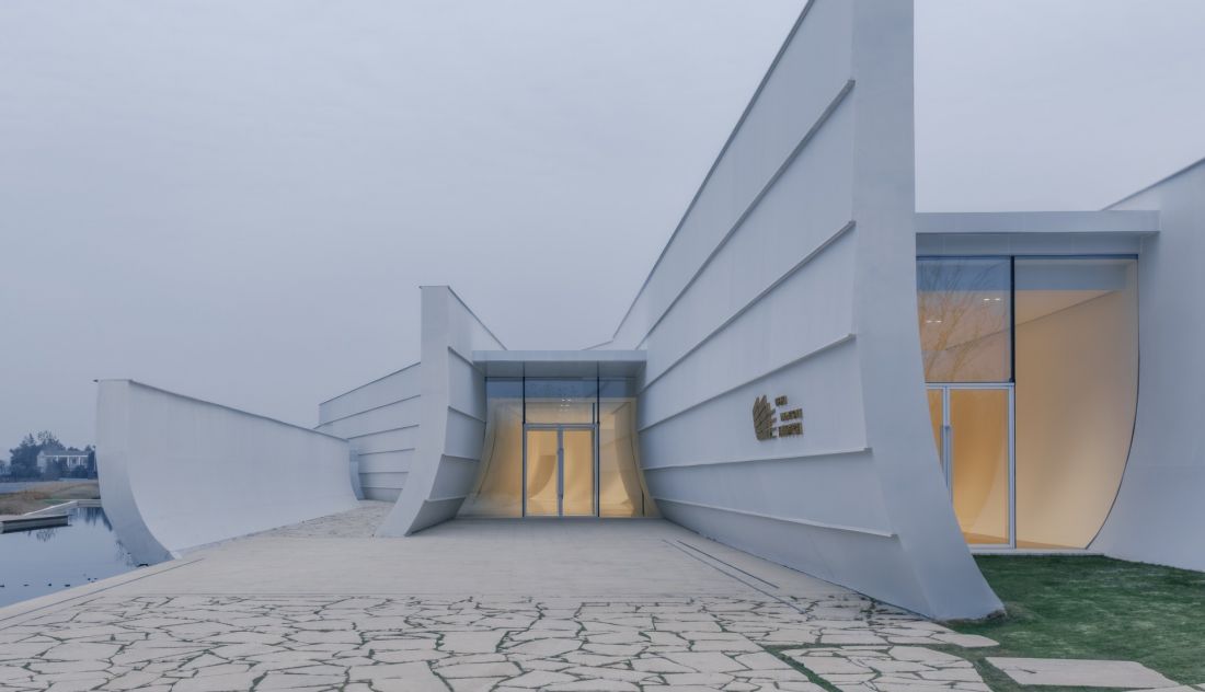 Chenhu Wetland Art Center w Wuhan projektu TAO