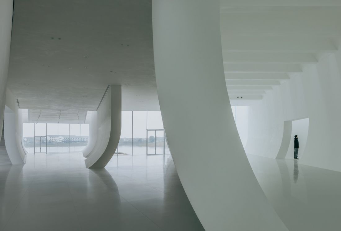 Chenhu Wetland Art Center w Wuhan projektu TAO